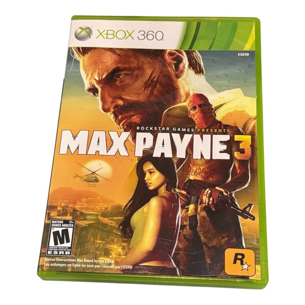 Max Payne 3 Xbox 360 Complete Video Game Discs Tested Rockstar Action Shooter M